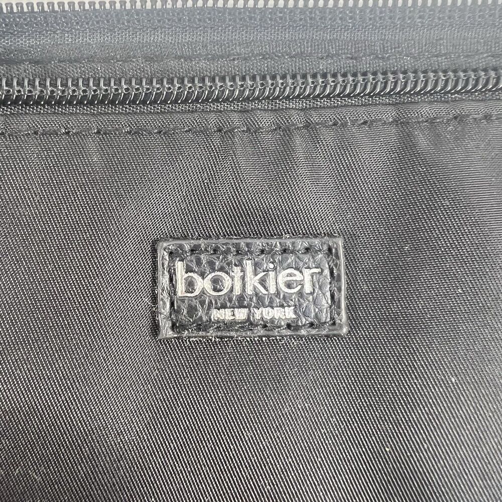 Botkier New York Black Nylon Tote‎ Vegan Leather Trim Zipper Shoulder Bag NEW - Picture 4 of 14